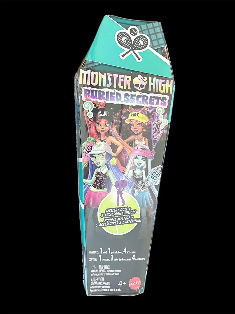 Monster High Buried Secrets Mystery Doll Coffin Box - New and Sealed MATTEL